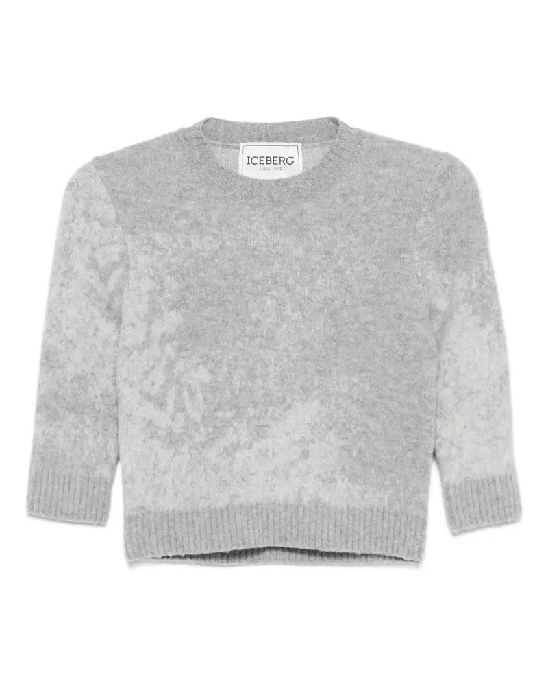 Iceberg Pullover mit rundem Ausschnitt - Grau Grau