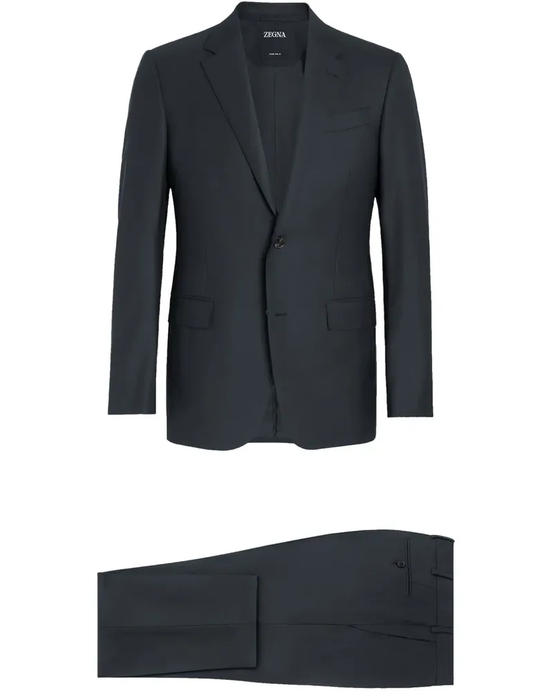 Ermenegildo Zegna Einreihiger Anzug - Blau Blau