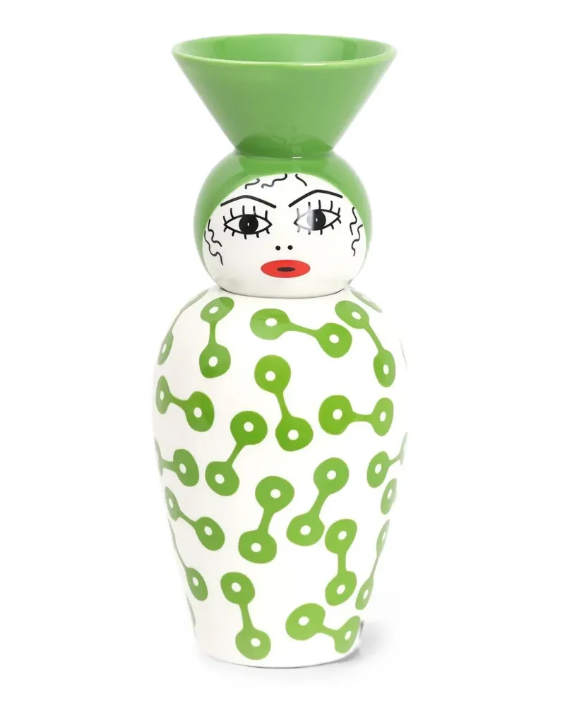 Seletti Canopie Pietra Vase - Weiß Weiß