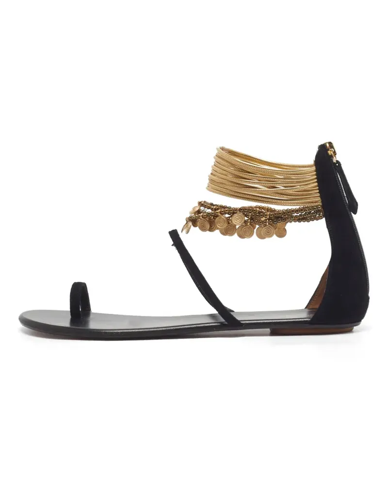 Aquazzura Queen of the Desert Sandalen - Schwarz Schwarz