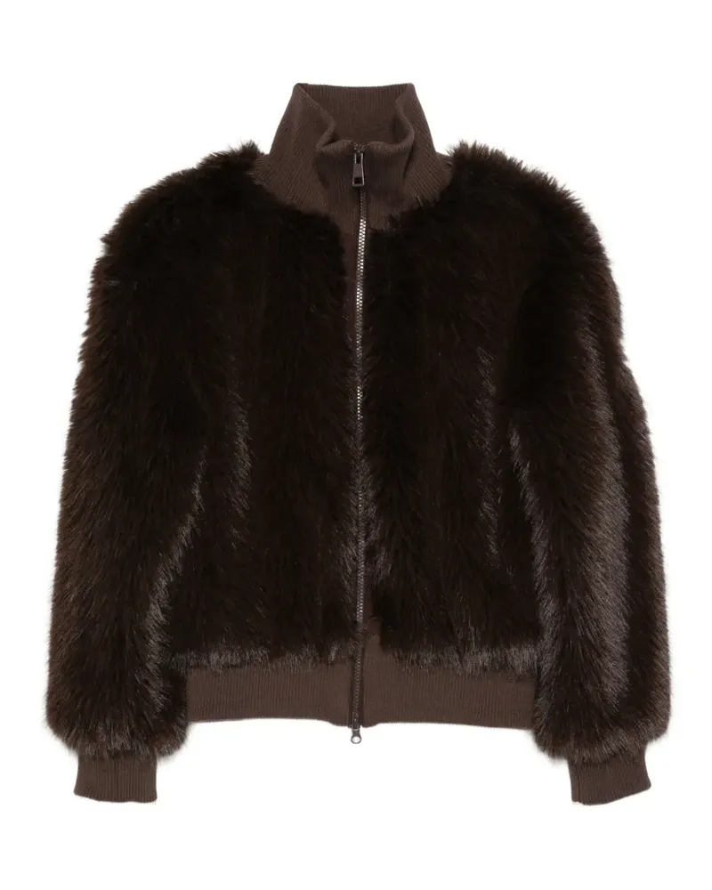 WE NORWEGIANS Dovre Jacke aus Faux Fur - Braun Braun