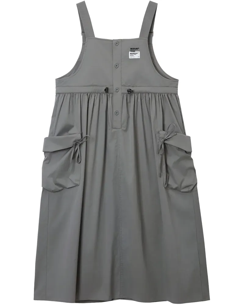 Musium Div. Kleid mit Logo - Grau Grau