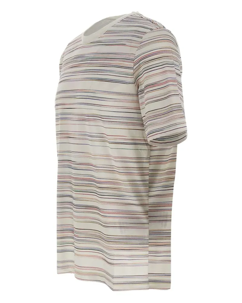 Paul Smith striped crew-neck T-shirt - Nude Nude