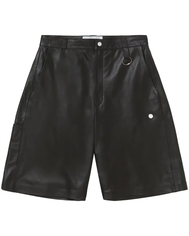 Pace Shorts aus Leder - Schwarz Schwarz