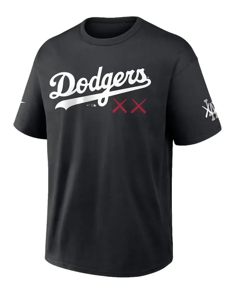 KAWS T-Shirt mit "Los Angeles"-Print - Schwarz Schwarz