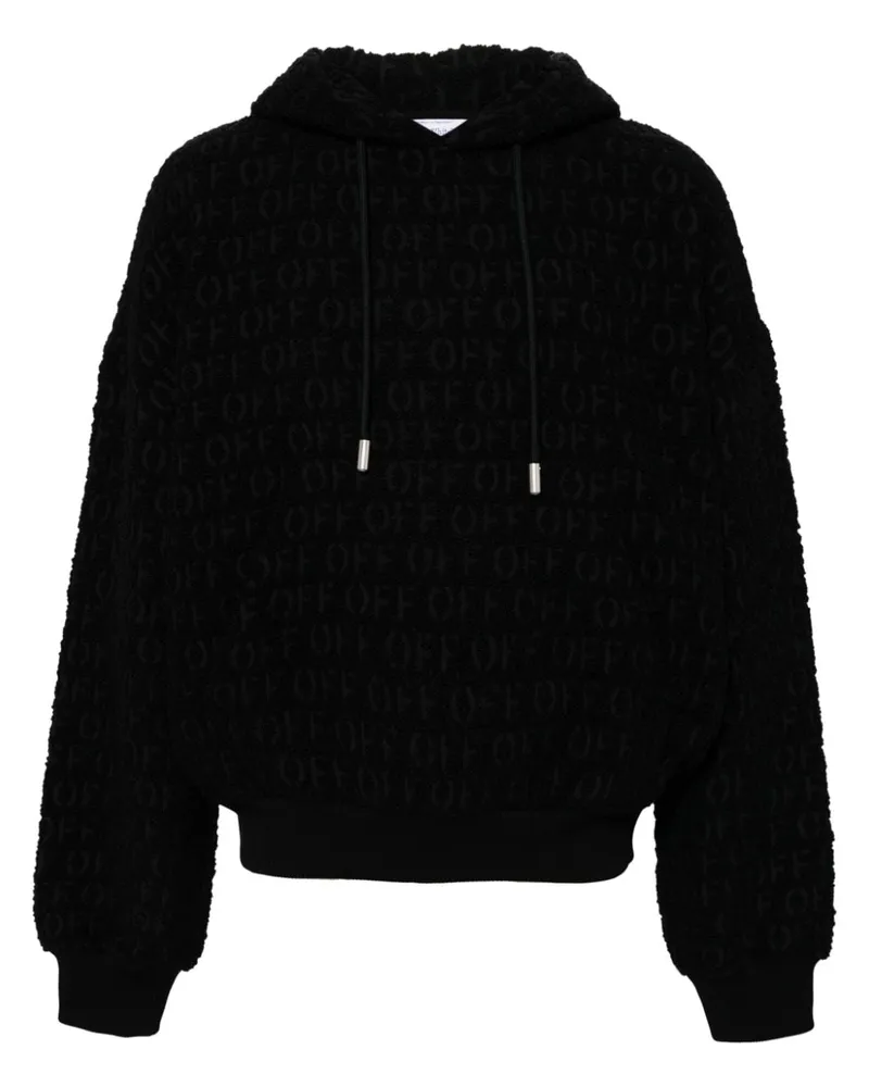 OFF-WHITE Hoodie mit Logo-Print - Schwarz Schwarz