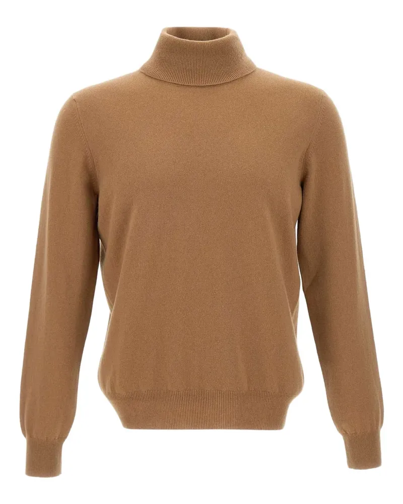 Gran Sasso Klassischer Kaschmirpullover - Braun Braun