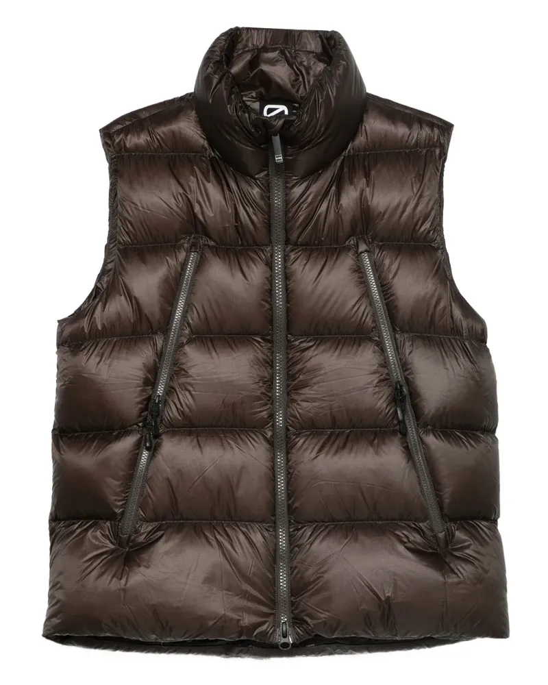 OUTHERE Gefütterte Weste - Braun Braun