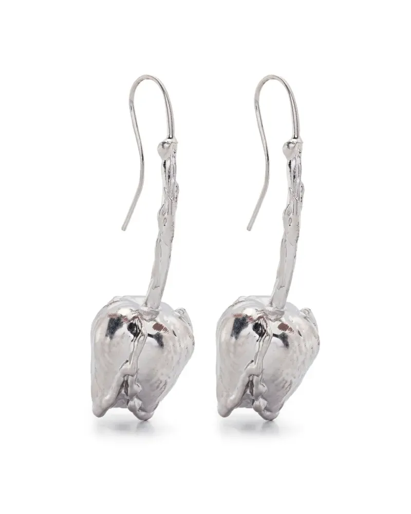 Marni Tulip Hängeohrringe - Silber Silber