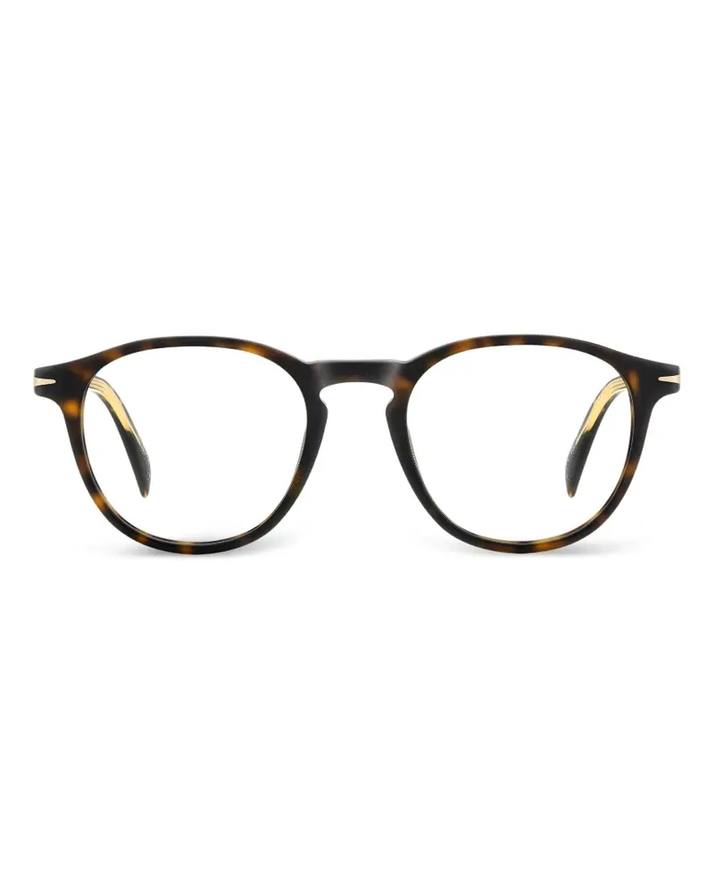 EYEWEAR by DAVID BECKHAM Brille mit rundem Gestell - Braun Braun