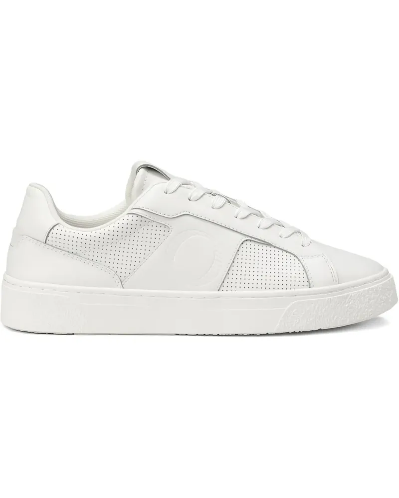 Marc O'Polo Perforierte Sneakers - Weiß Weiß