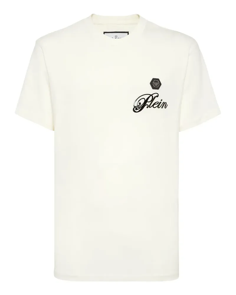 Philipp Plein T-Shirt mit Logo-Print - Weiß Weiß