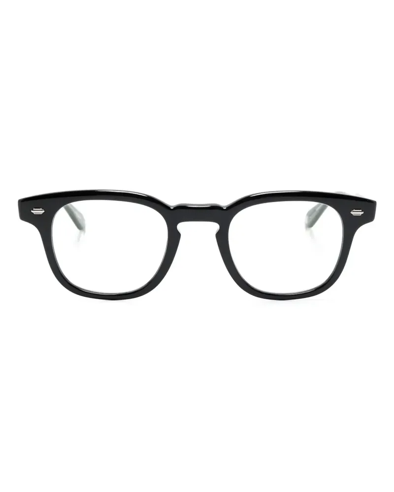 Garrett Leight Eckige Sherwood Brille - Schwarz Schwarz
