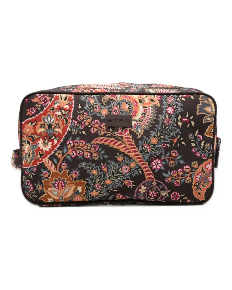 Etro paisley-print wash bag - Braun Braun
