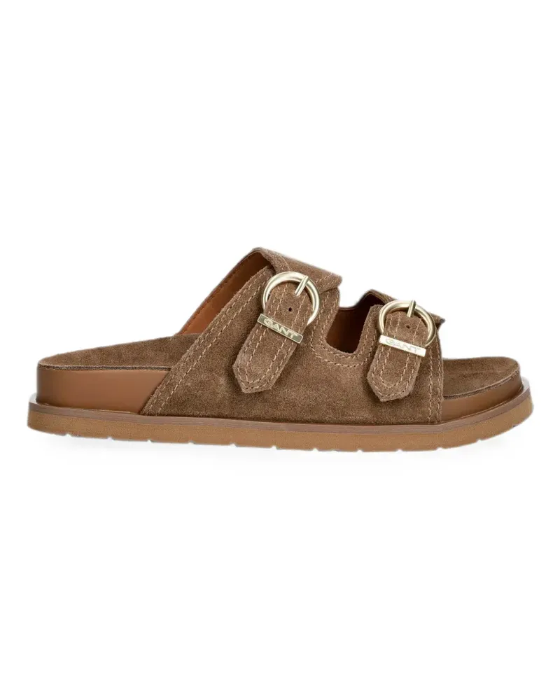Gant buckle-detail slides - Braun Braun