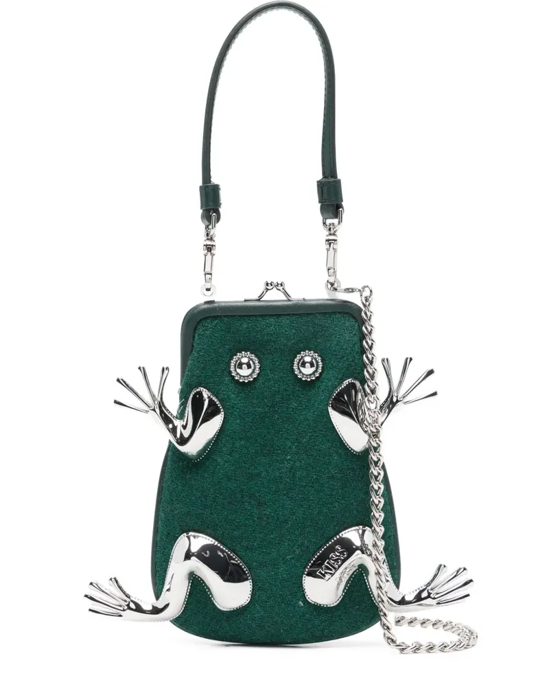 Vivienne Westwood Tote Bag mit Frog-Gestell - Grün Grün