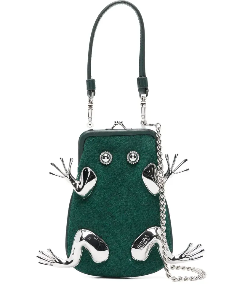 Vivienne Westwood frog-frame tote bag - Grün Grün