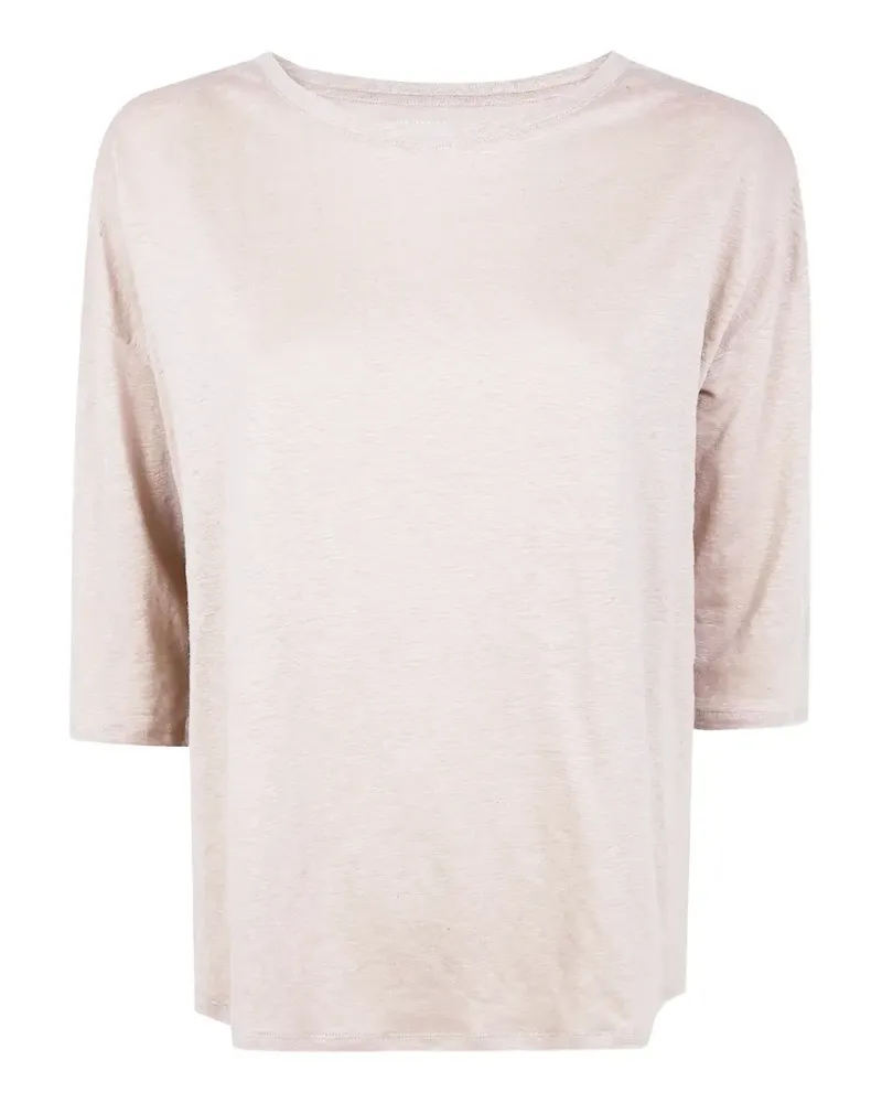 Majestic crew neck T-shirt - Nude Nude