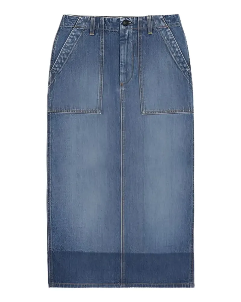Fortela Jia denim midi skirt - Blau Blau