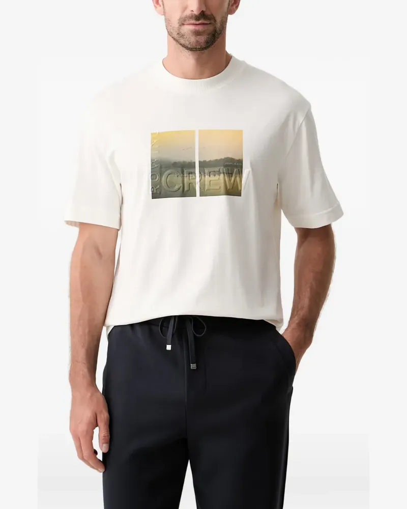 JOOP! graphic-print crew-neck T-shirt - Weiß Weiß
