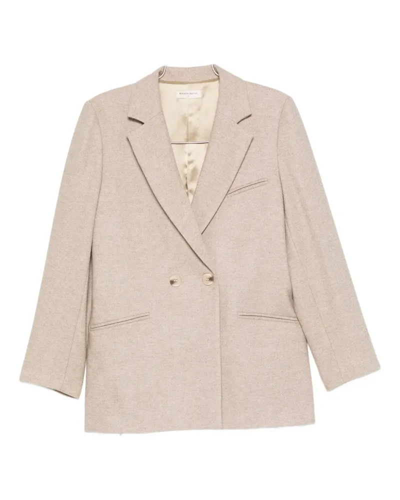 MAISON HOTEL Doppelreihiger Anna Blazer - Nude Nude