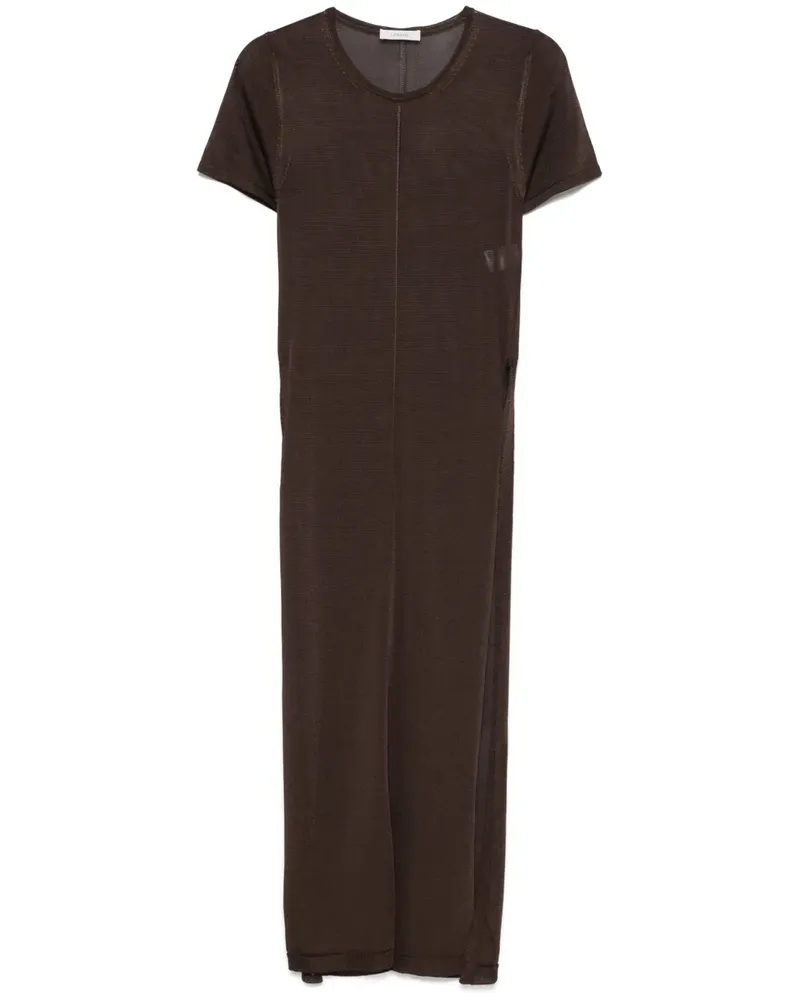 Christophe Lemaire Gestricktes Maxikleid - Braun Braun
