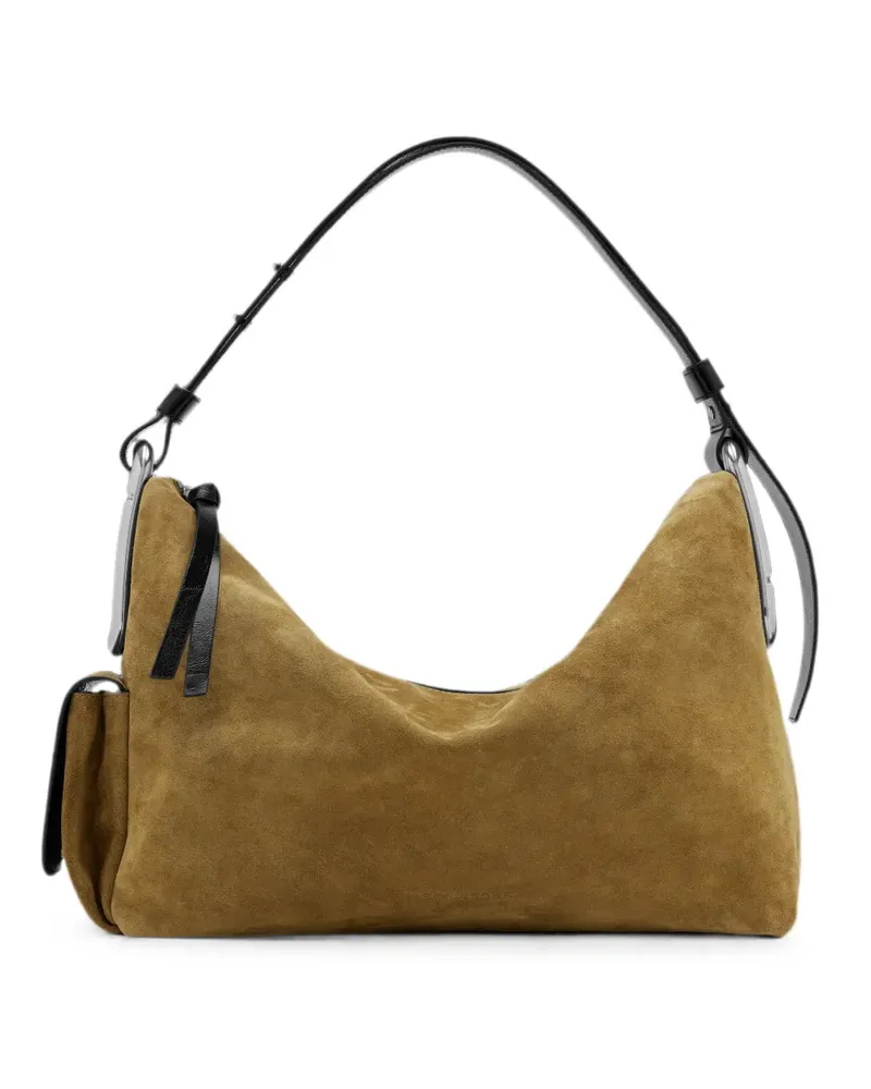 Marc Jacobs Scene Schultertasche aus Wildleder - Nude Nude