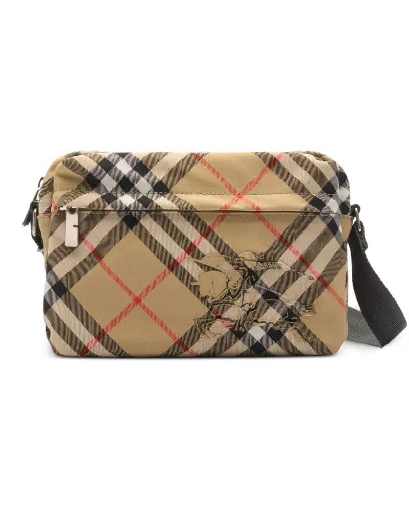 Burberry Kuriertasche mit Equestrian Knight-Applikation - Nude Nude