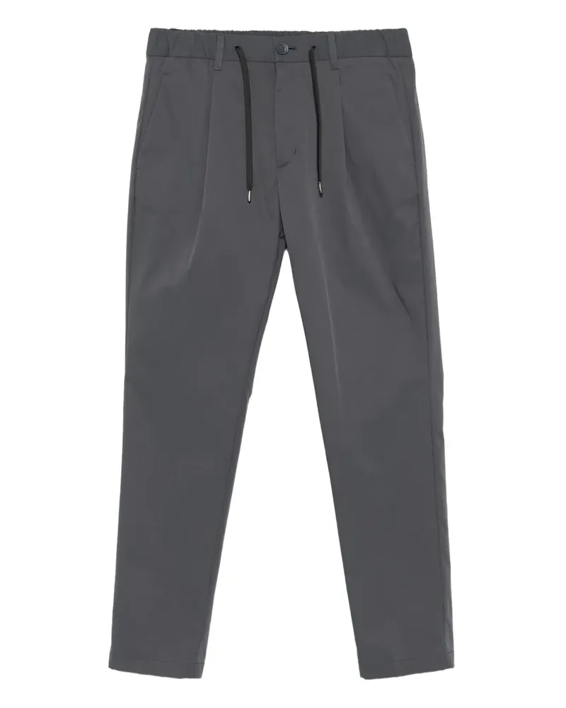 Herno Bundfaltenhose mit Kordelzug - Grau Grau