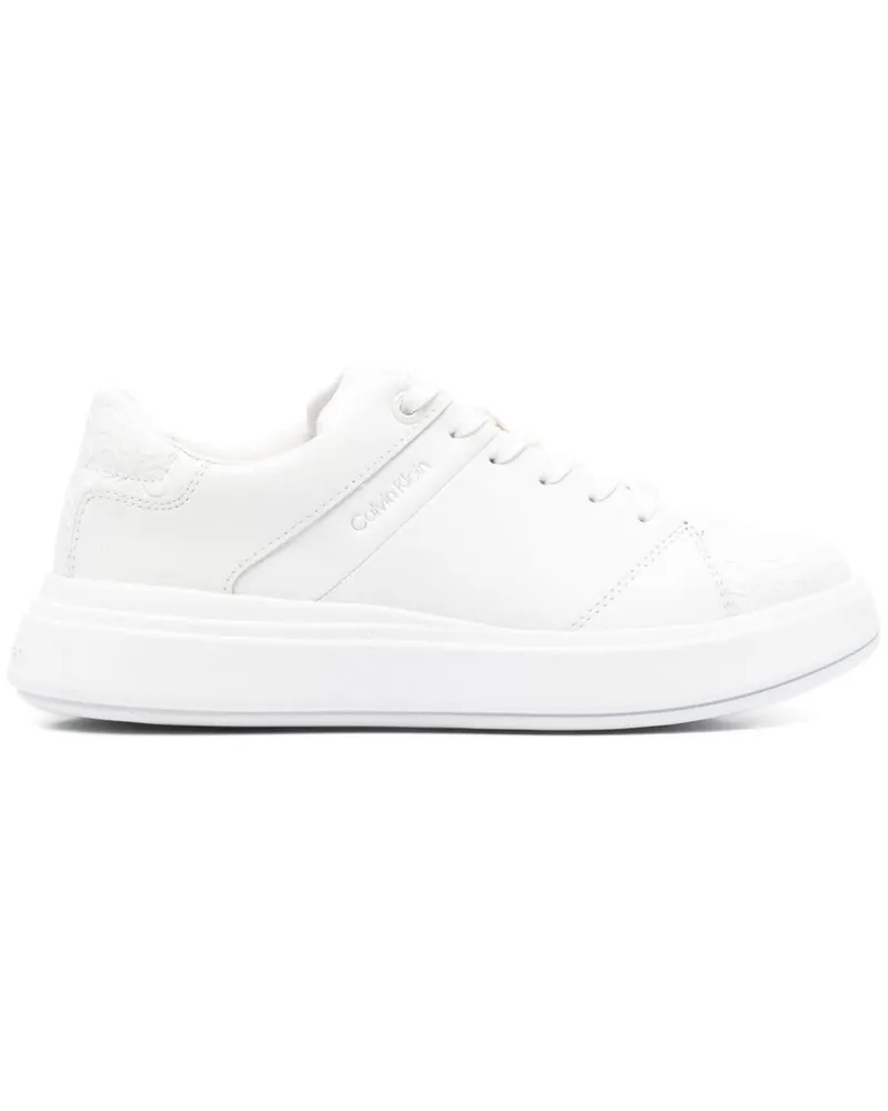 Calvin Klein Sneakers mit Logo-Prägung - Weiß Weiß