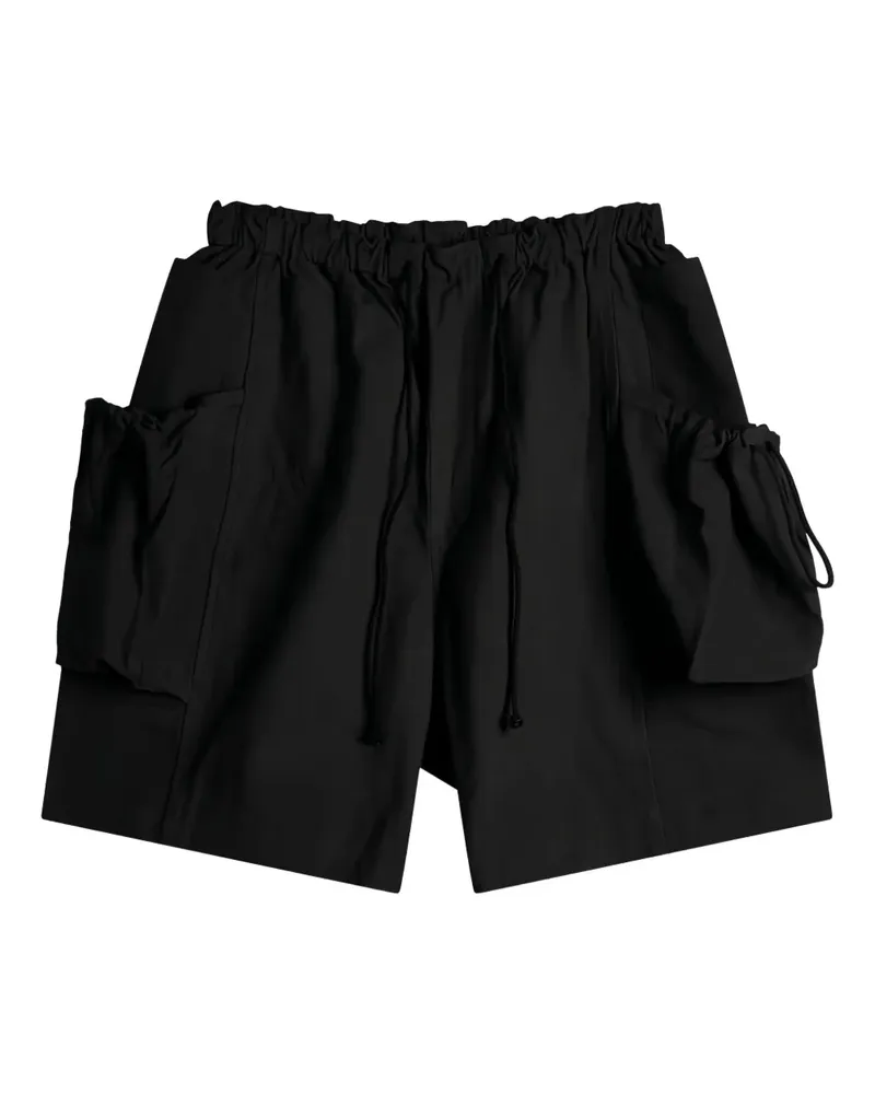 STORY mfg. Salt Shorts mit Stretchbund - Schwarz Schwarz