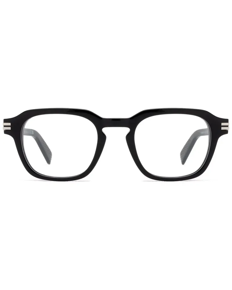 Ermenegildo Zegna Brille mit eckigem Gestell - Schwarz Schwarz