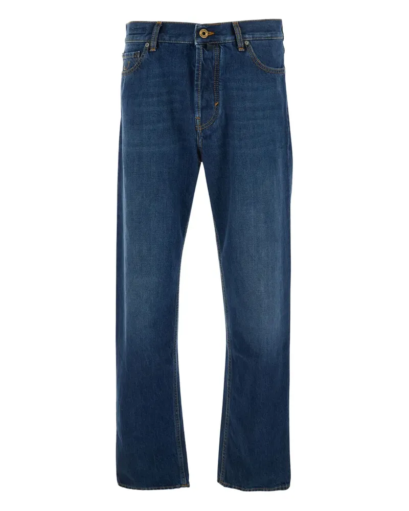 Jacob Cohën Sean Jeans mit bestickter Tasche - Blau Blau
