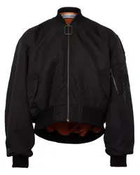 J.W.Anderson Bomberjacke mit abgerundetem Saum Schwarz