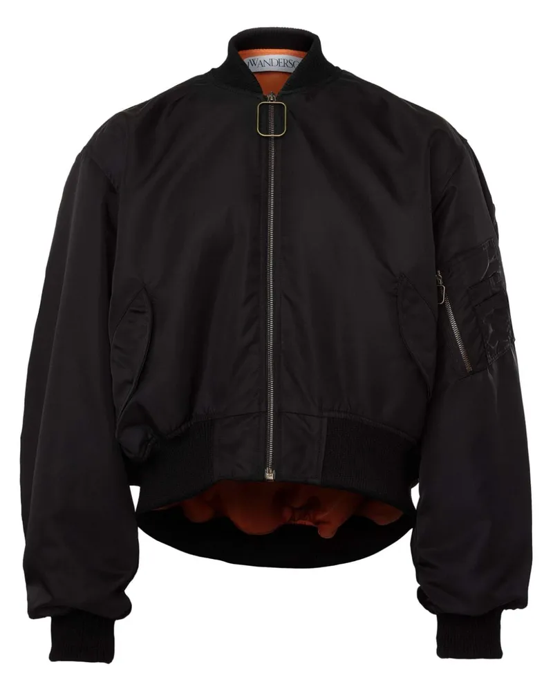 J.W.Anderson Bomberjacke mit abgerundetem Saum - Schwarz Schwarz