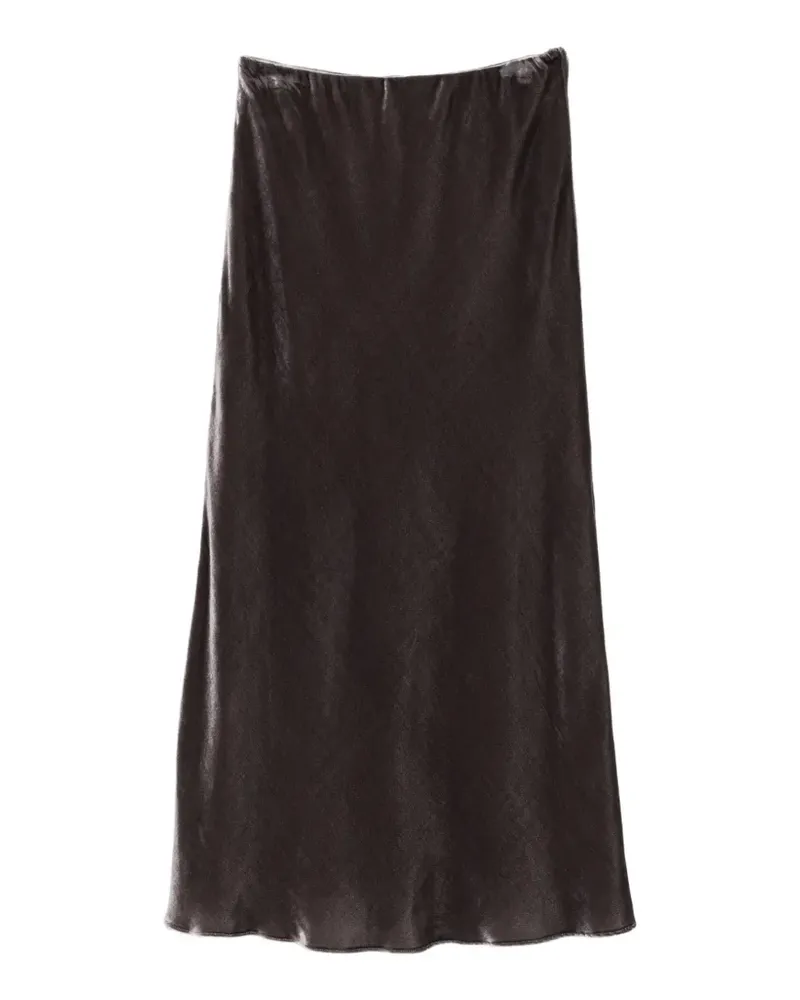 STYLAND A-line maxi skirt - Grau Grau