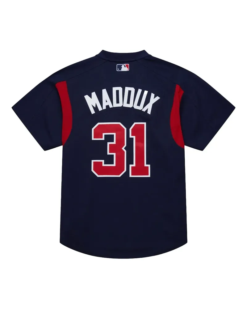 Mitchell & Ness Geknöpfter Sport-Jersey - Blau Blau