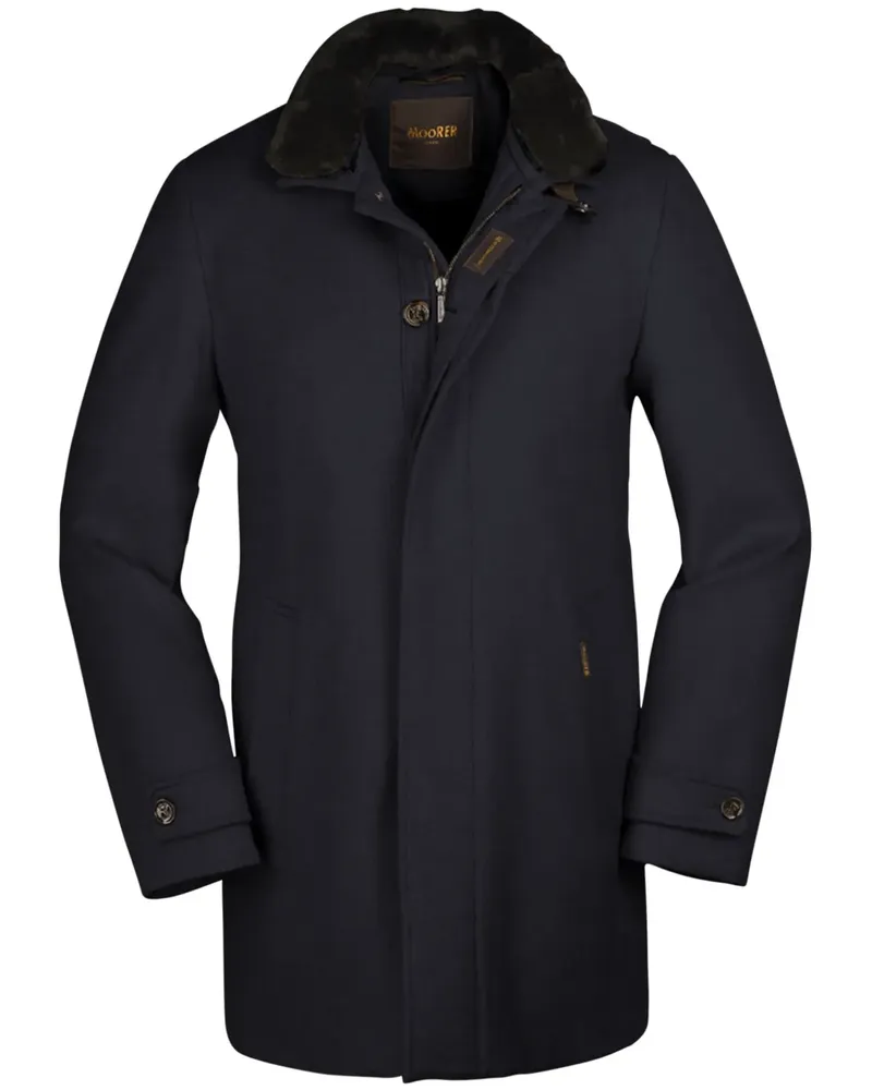 MOORER Trivor-BAB Mantel - Blau Blau
