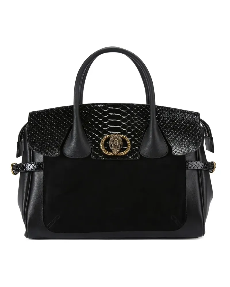 Kurt Geiger Chelsea Tote Bag mit Adlerverzierung - Schwarz Schwarz