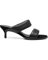 Furla Mules mit Kitten-Heel-Absatz Schwarz