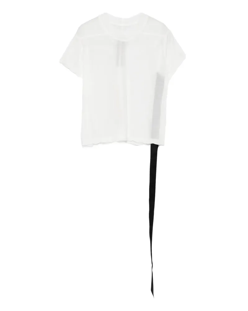 DRKSHDW by Rick Owens Oberteil aus Bio-Baumwolle mit asymmetrischem Saum - Weiß Weiß