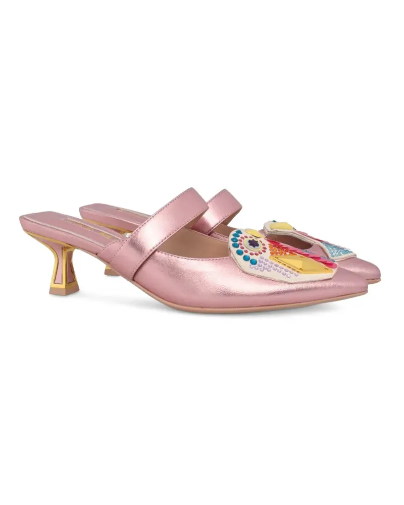 Kat Maconie Verzierte Mules - Rosa Rosa