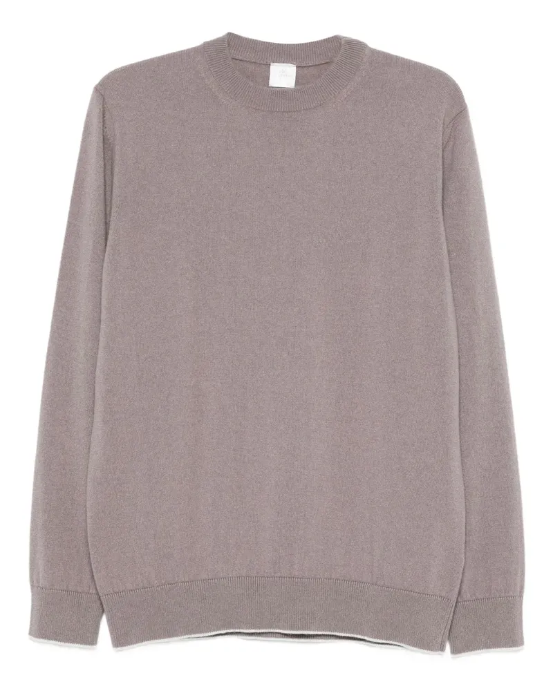 Eleventy Kaschmirpullover mit rundem Ausschnitt - Violett Violett