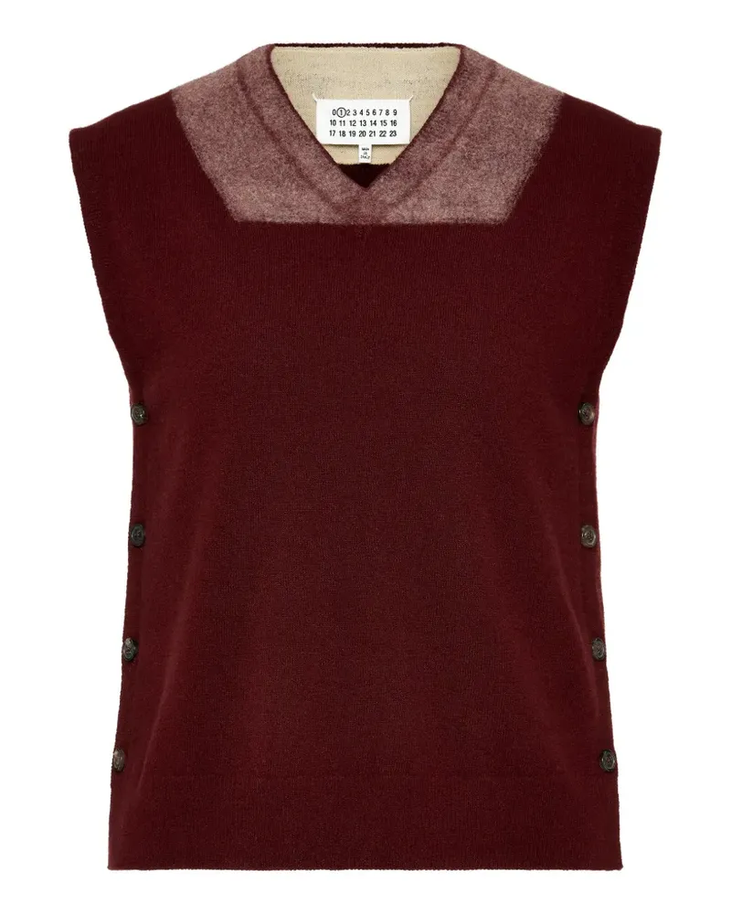 Maison Margiela Memory of Trompe-l'oeil-Weste - Rot Rot