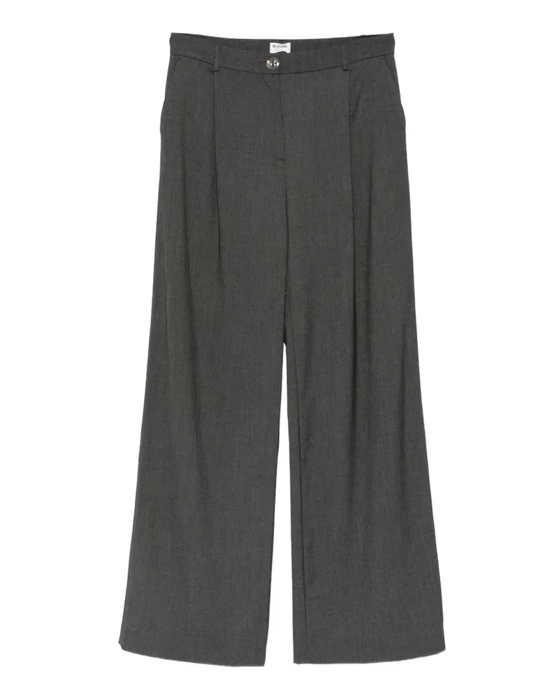 Blumarine Hose mit Logo-Knöpfen - Grau Grau