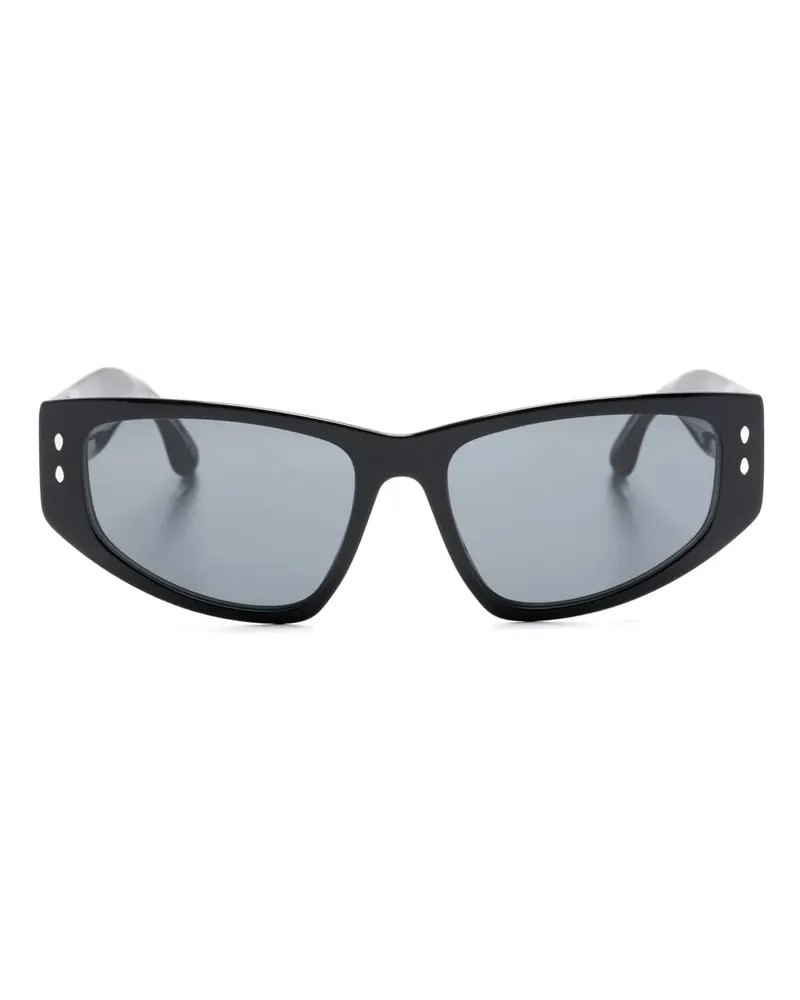 Isabel Marant Sonnenbrille mit D-Gestell - Schwarz Schwarz