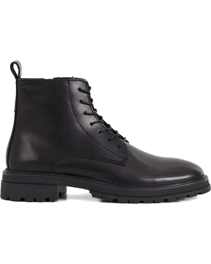 Vagabond Johnny 2.0 Bikerstiefel mit Schnürung - Schwarz Schwarz