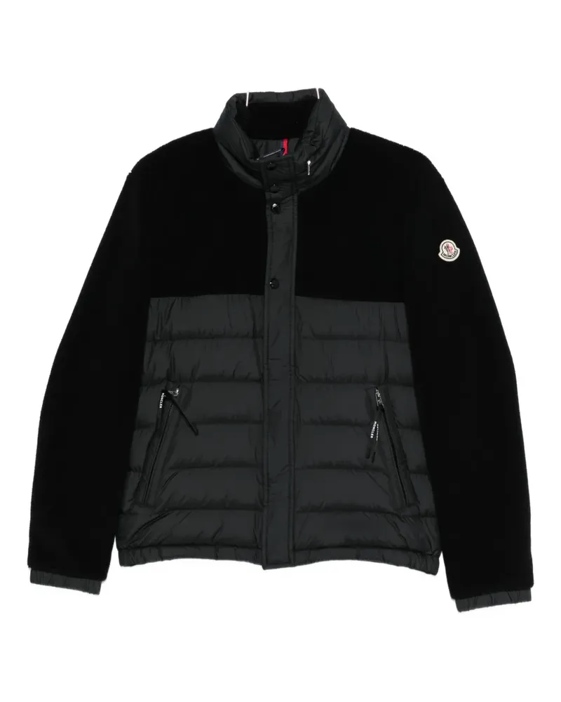 Moncler Jacke aus Teddy-Fleece - Schwarz Schwarz