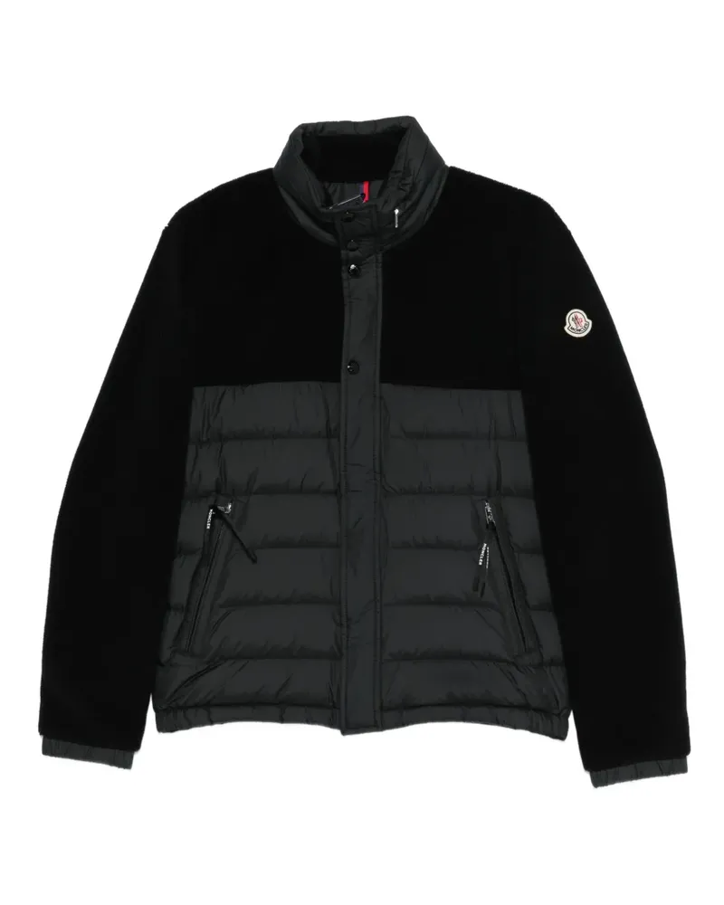 Moncler teddy fleece jacket - Schwarz Schwarz