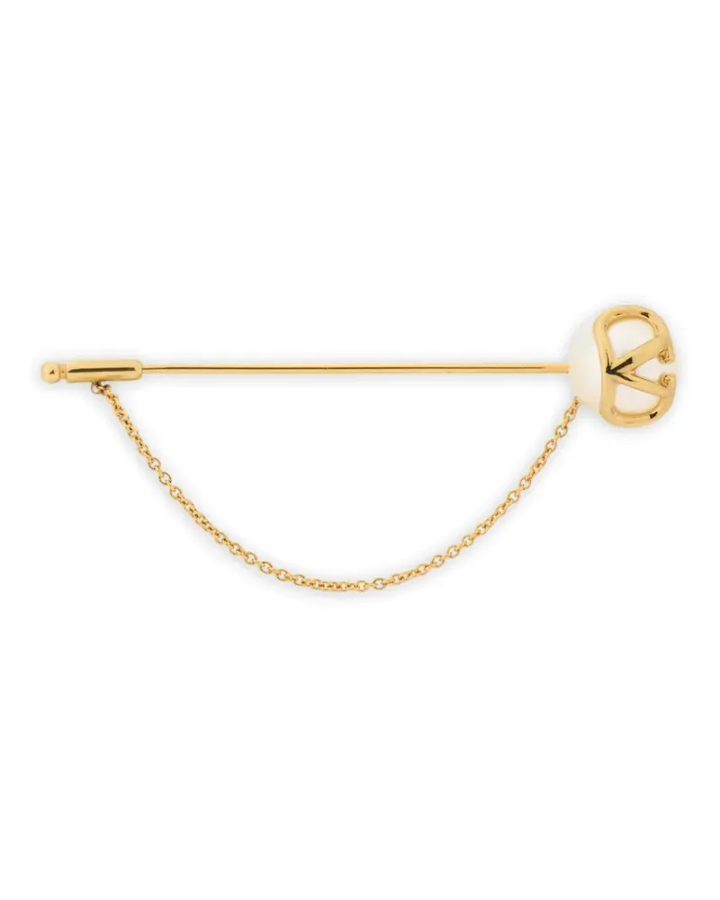 Valentino Garavani Brosche mit Kettengliedern - Gold Gold